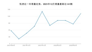 2022年6月大运悦虎销量数据发布 共卖了133台