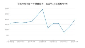 7月合肥市汽车销量情况如何? Model Y排名第一(2022年)