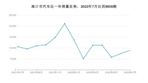 7月海口市汽车销量情况如何? Model Y排名第一(2022年)