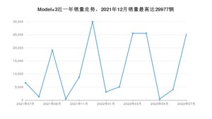 2022年7月特斯拉Model 3销量多少？ 在哪个城市卖得最好？