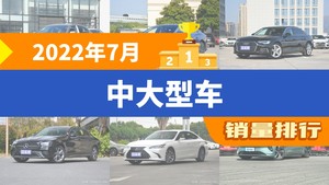 2022年7月中大型车销量排行榜，汉位居第二，第一名你绝对想不到