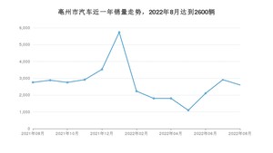 亳州市8月汽车销量数据发布 小蚂蚁排名第一(2022年)