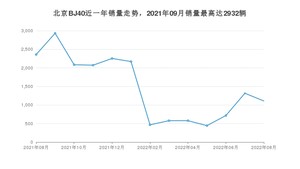 2022年8月北京BJ40销量多少？ 在哪个城市卖得最好？