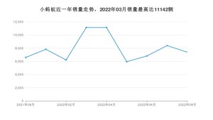 2022年8月奇瑞小蚂蚁销量数据发布 共卖了7389台