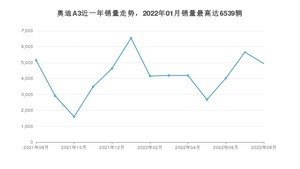 2022年8月奥迪A3销量多少？ 在哪个城市卖得最好？