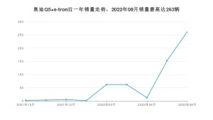 2022年8月奥迪Q5 e-tron销量数据发布 共卖了263台