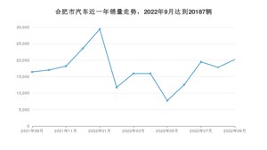 9月合肥市汽车销量情况如何? Model Y排名第一(2022年)