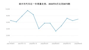 湖州市9月汽车销量 Model 3排名第一(2022年)