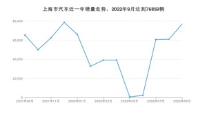 上海市9月汽车销量数据发布 Model Y排名第一(2022年)