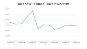 重庆市9月汽车销量 Model Y排名第一(2022年)