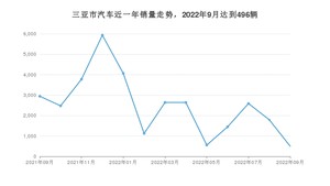 三亚市9月汽车销量 Model Y排名第一(2022年)