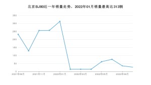 2022年9月北京BJ80销量数据发布 共卖了27台