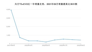 2022年9月东风风行风行T5 EVO销量多少？ 在哪个城市卖得最好？