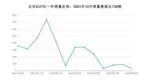 2022年9月北京汽车北京EU7销量多少？ 在哪个城市卖得最好？