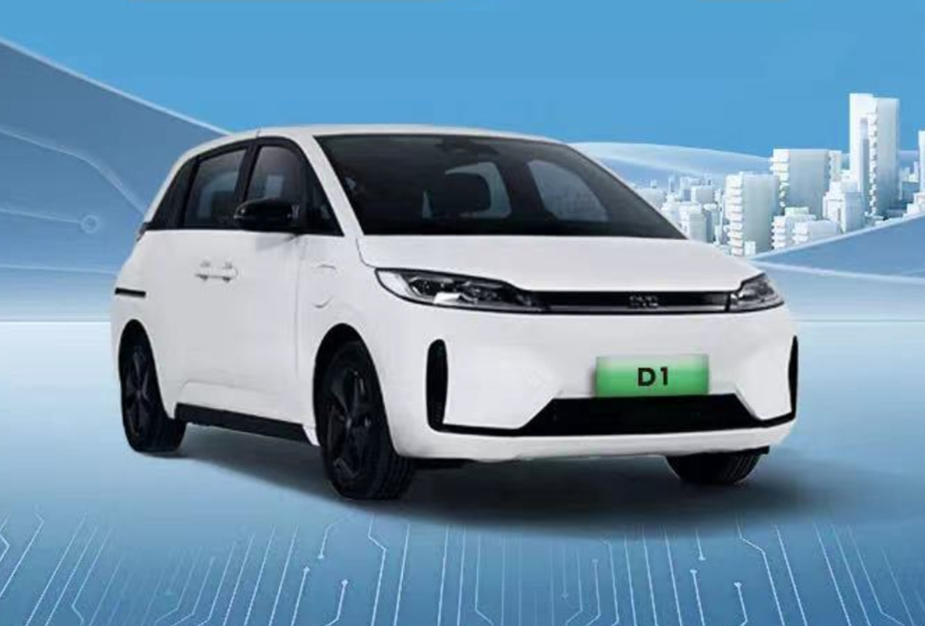 比亚迪d1标准版上市,面向个人销售,售价15.78万元,续航418km