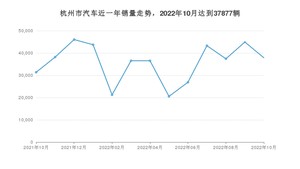 10月杭州市汽车销量数据统计 Model Y排名第一(2022年)