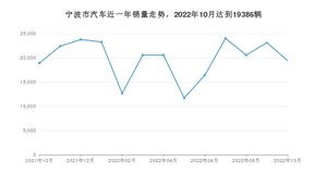 宁波市10月汽车销量 海豚排名第一(2022年)