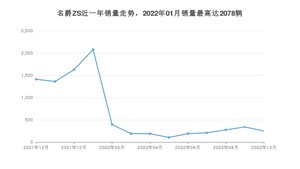 2022年10月名爵ZS销量多少？ 在哪个城市卖得最好？