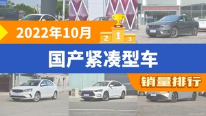 2022年10月国产紧凑型车销量排行榜，秦PLUS夺得冠军，第二名差距也太大了 