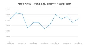 11月南京市汽车销量情况如何? Model Y排名第一(2022年)