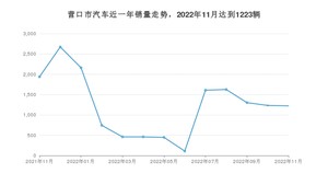 营口市11月汽车销量 坦克300排名第一(2022年)