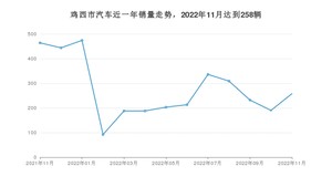 11月鸡西市汽车销量情况如何? RAV4荣放排名第一(2022年)