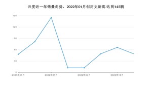 11月云度销量怎么样? 众车网权威发布(2022年)