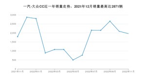 2022年11月一汽-大众CC销量多少？ 在哪个城市卖得最好？