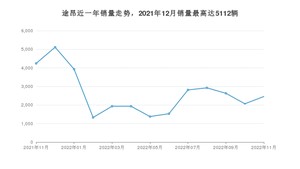 2022年11月大众途昂销量数据发布 共卖了2456台