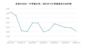 2022年11月思皓E10X销量多少？ 在哪个城市卖得最好？