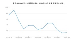 2022年11月高合HiPhi X销量数据发布 共卖了128台