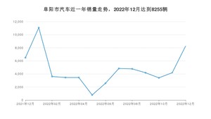 阜阳市12月汽车销量数据发布 速腾排名第一(2022年)