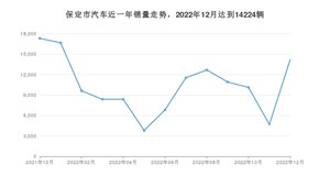 保定市12月汽车销量统计 哈弗H6排名第一(2022年)