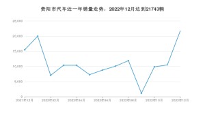 贵阳市12月汽车销量数据发布 枫叶80V排名第一(2022年)