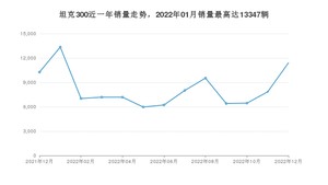 2022年12月坦克300销量数据发布 共卖了11405台