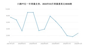 2022年12月小鹏汽车小鹏P7销量多少？ 在哪个城市卖得最好？