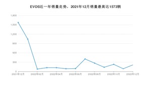 2022年12月福特EVOS销量多少？ 在美系车中排名怎么样？