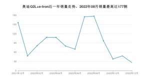 2022年12月奥迪Q2L e-tron销量多少？ 在哪个城市卖得最好？