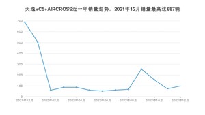 2022年12月雪铁龙天逸 C5 AIRCROSS销量多少？ 在哪个城市卖得最好？