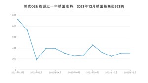 2022年12月领克06新能源销量数据发布 共卖了307台