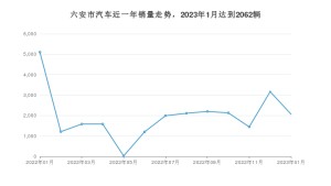 六安市1月汽车销量数据发布 荣威RX5排名第一(2023年)