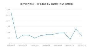 咸宁市1月汽车销量统计 哈弗H6排名第一(2023年)