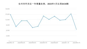 台州市1月汽车销量统计 海豚排名第一(2023年)