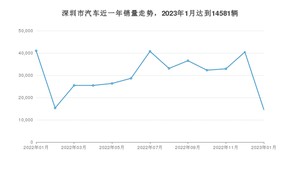 1月深圳市汽车销量情况如何? Model Y排名第一(2023年)