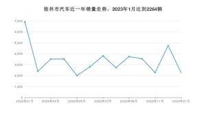 桂林市1月汽车销量 轩逸排名第一(2023年)