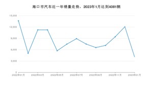 海口市1月汽车销量统计 宋PLUS新能源排名第一(2023年)