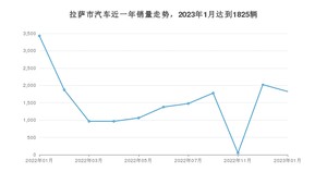 1月拉萨市汽车销量数据统计 KX3傲跑排名第一(2023年)