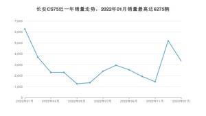 2023年1月长安CS75销量多少？ 在哪个城市卖得最好？