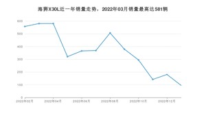 2023年1月金杯海狮X30L销量数据发布 共卖了95台