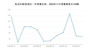 2023年1月起亚K3新能源销量数据发布 共卖了40台